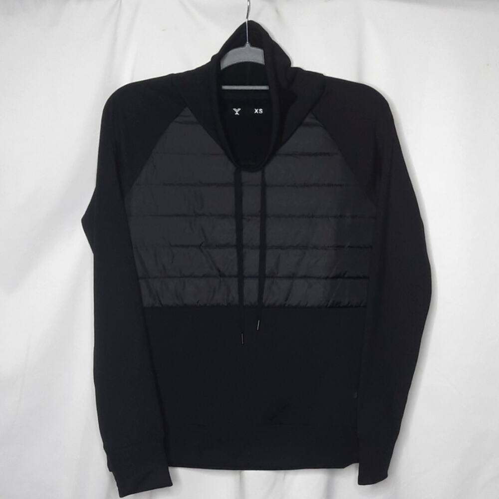Xersion Women's Funnel Neck Multi Media Pullover Black XS